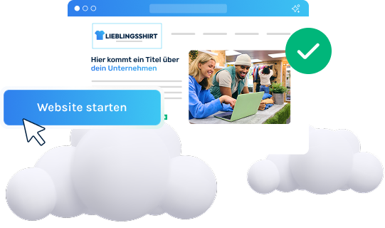 Starte die Website